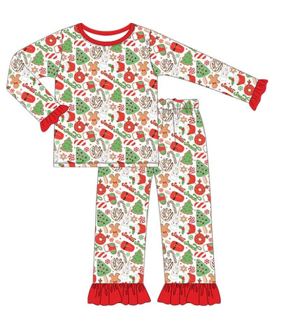 GIRLS 2 PC  CHRISTMAS SNACK LOUNGE SET  ETA to SDB late SEPTEMBER 2024