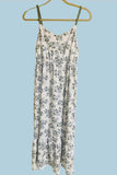 Ladies Hydrangea Maxi Knit Dress