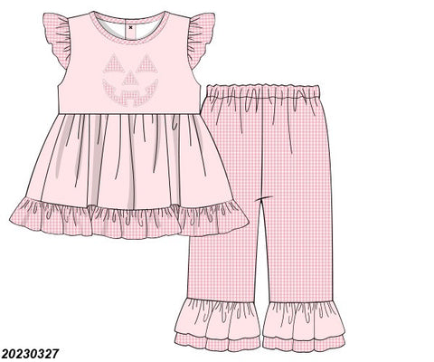 Girl's Pumpkin Pant Set