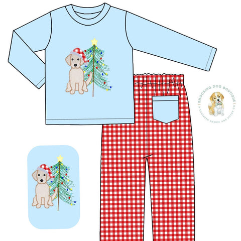 🐾 🌲 Boy's Christmas Pups🐾🌲 Pant sets