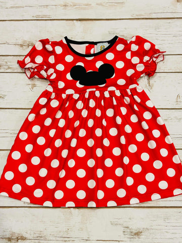 Girl's Mouse Ears Knit Dress