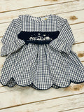 Girl's Away in a Manger Smocked Dress