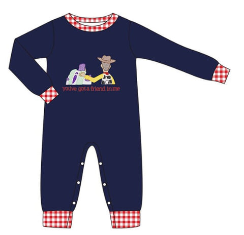 Boy's Best Friends Romper  ETA to SDB late SEPTEMBER 2024